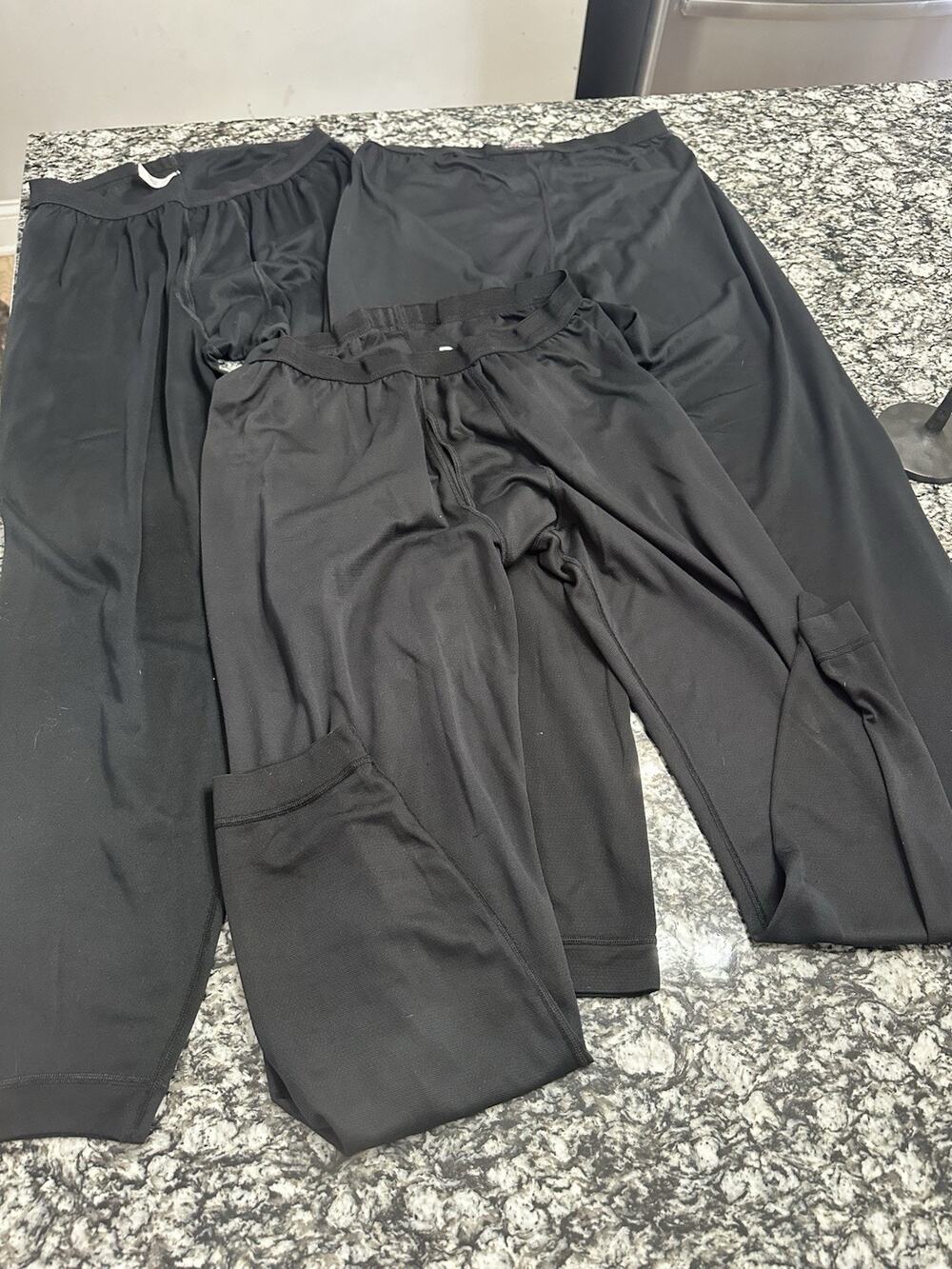 3 - VTG Patagonia Capilene Base Layer Pants Mens XL Black Thermal Underwear USA